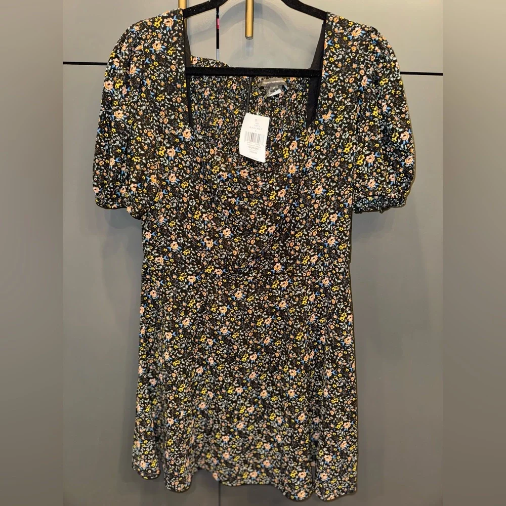FRENCH CONNECTION Delmira Verona Floral Print Mini Dress Womens Size 8 - NWT - Picture 4 of 6